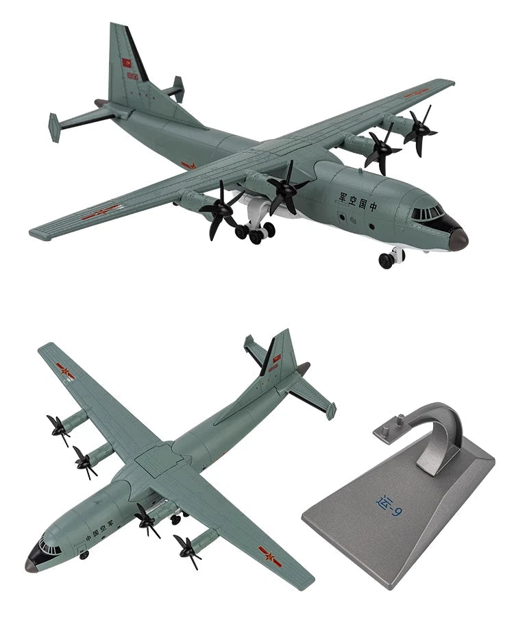 AF1 1/200 PLA Y-9 Transport Aircraft Finished Diecast Model 07FC0E-D4 - KOEEK