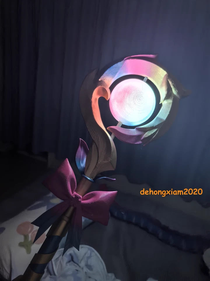 Honkai：Star Rail Hyacinthia Cosplay Glowing Magic Wand 100cm Staff 3D Printing 07FC0E-D4 - KOEEK