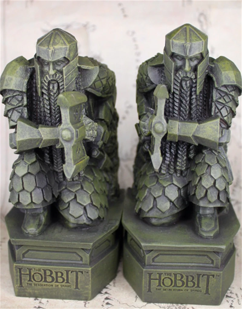 Hobbit The Lonely Mountain EREBOR Lord of The Rings Dwarf Bookends Axe Version 07FC0E-D4 - KOEEK