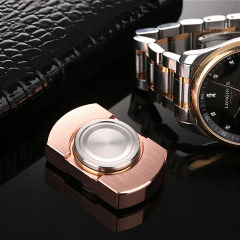 Mini Stainless Steel Fidget Spinner EDC Metal Hand Spinner Fidget ADHD Tool Toys 07FC0E-D4 - KOEEK