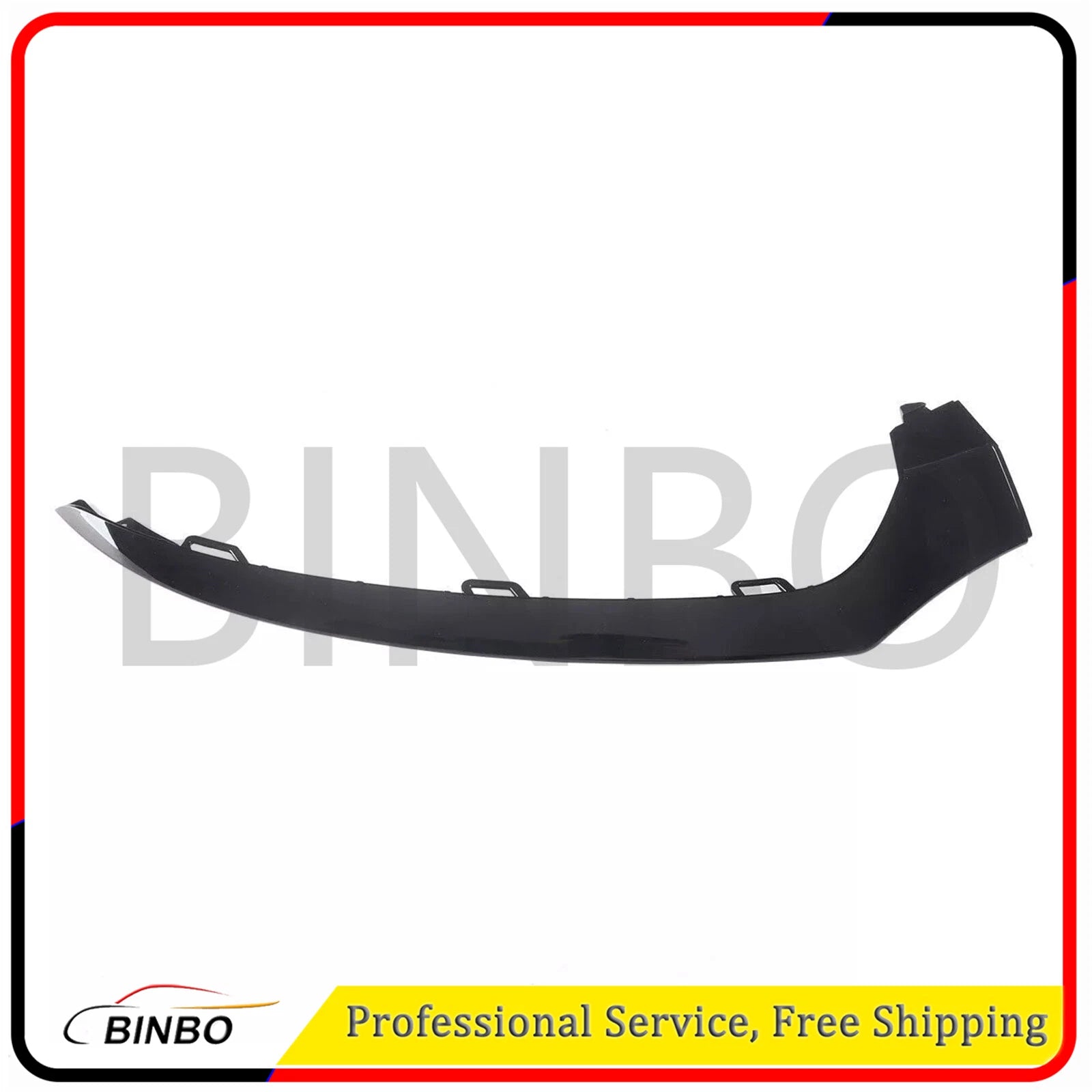 Front Passenger Side Chrome Bumper Trim 3PCS For 2015 Mercedes-Benz C400 07FC0E-D4 - KOEEK