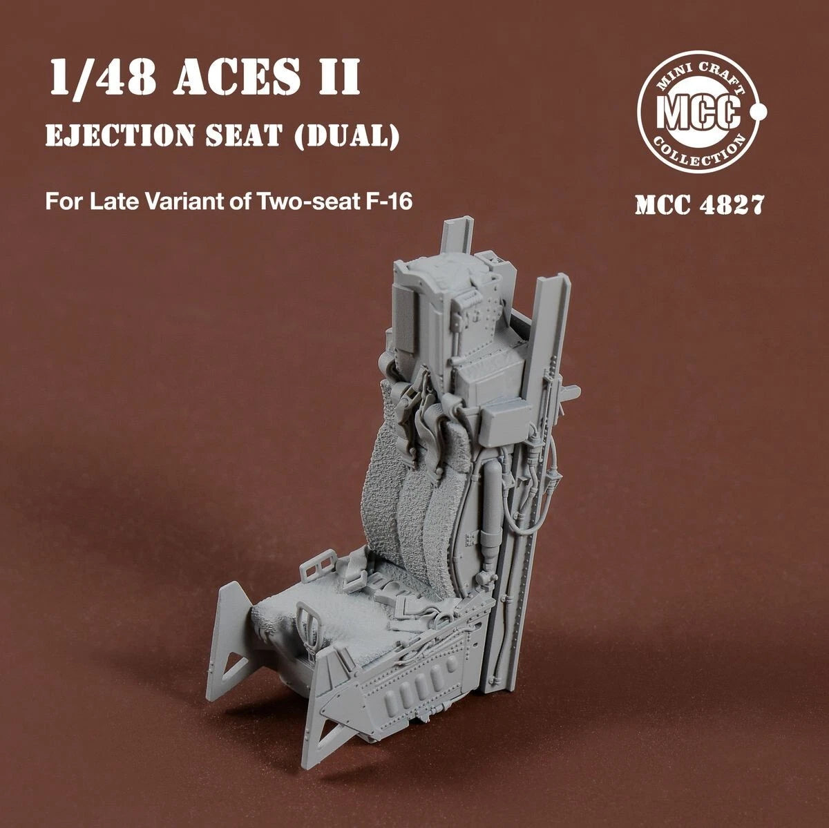 MCC 4827 1/48 ACES II Ejection Seats Late (Dual) For F-16 (2pcs) MCC - KOEEK