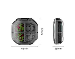 Small pocket Pill Box,Moisture Proof Pill Case,Daily Portable Medicine Box 07FC0E-D4 - KOEEK