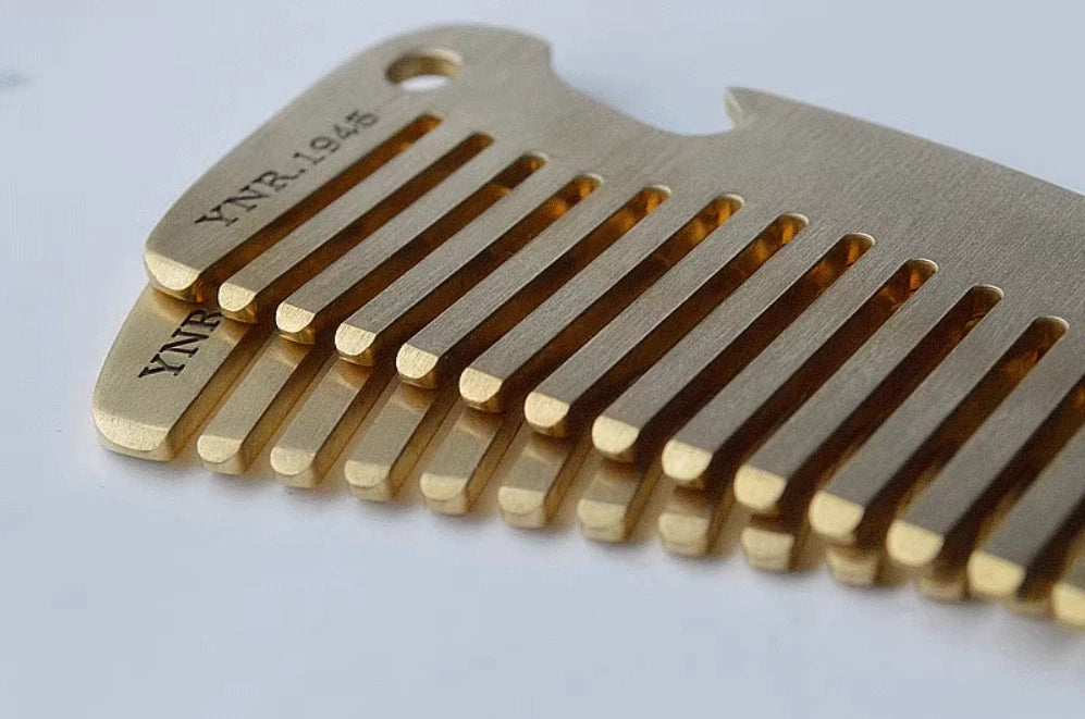 Solid Brass Comb Pocket Multi Tools Comb Bottle Opener Wrench Man EDC Gift 07FC0E-D4 - KOEEK
