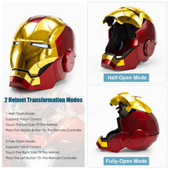 Iron Man MK5 Helmet 1:1 Wearable Voice Remote Touch Control LED Cosplay 07FC0E-D4 - KOEEK