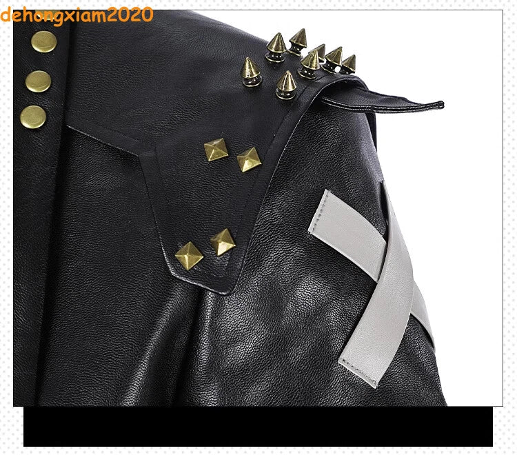 LOL Arcane Season 2 蔚 Vi Costume Women Jacket Trousers Outfits Prop Halloween 07FC0E-D4 - KOEEK
