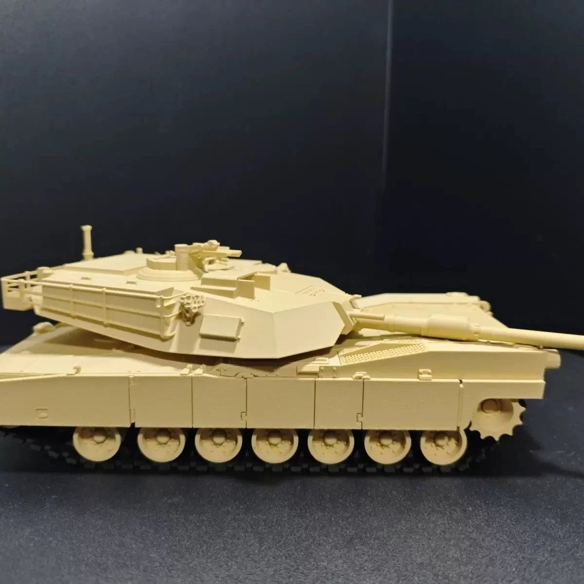 1:35M1A1 Abrams Tank Finished Model Rotatable Turret Movable Tracks Display 07FC0E-D4 - KOEEK