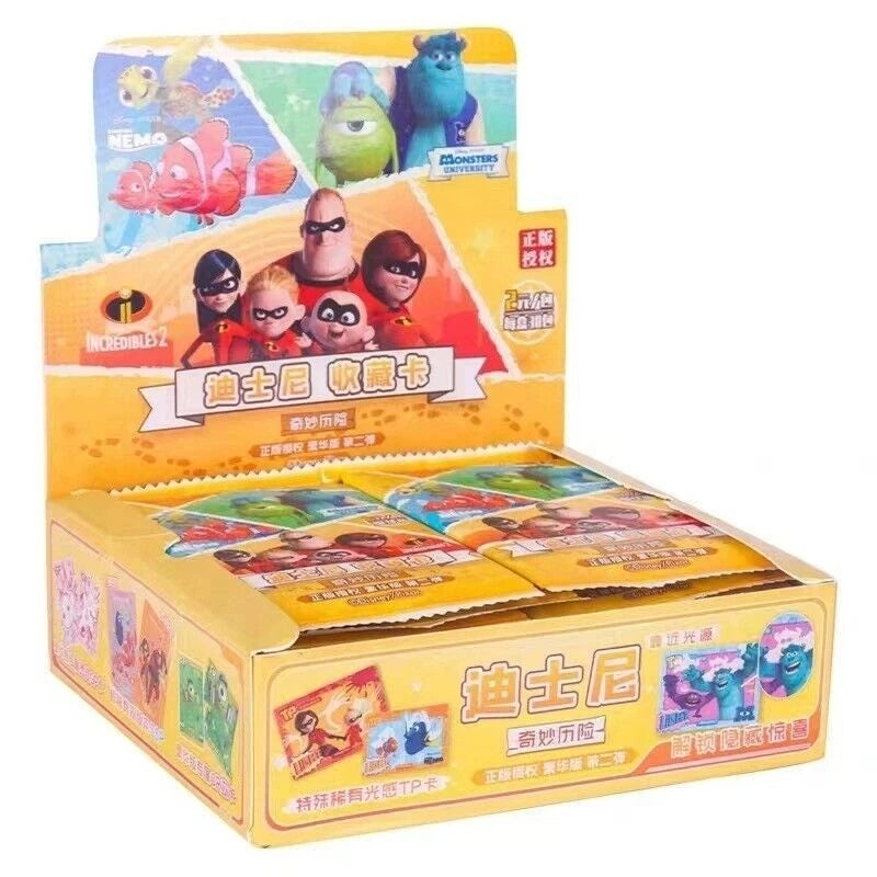 CardFun Disney Pixar 100 Collection Trading Card Booster Box Sealed Box 07FC0E-D4 - KOEEK