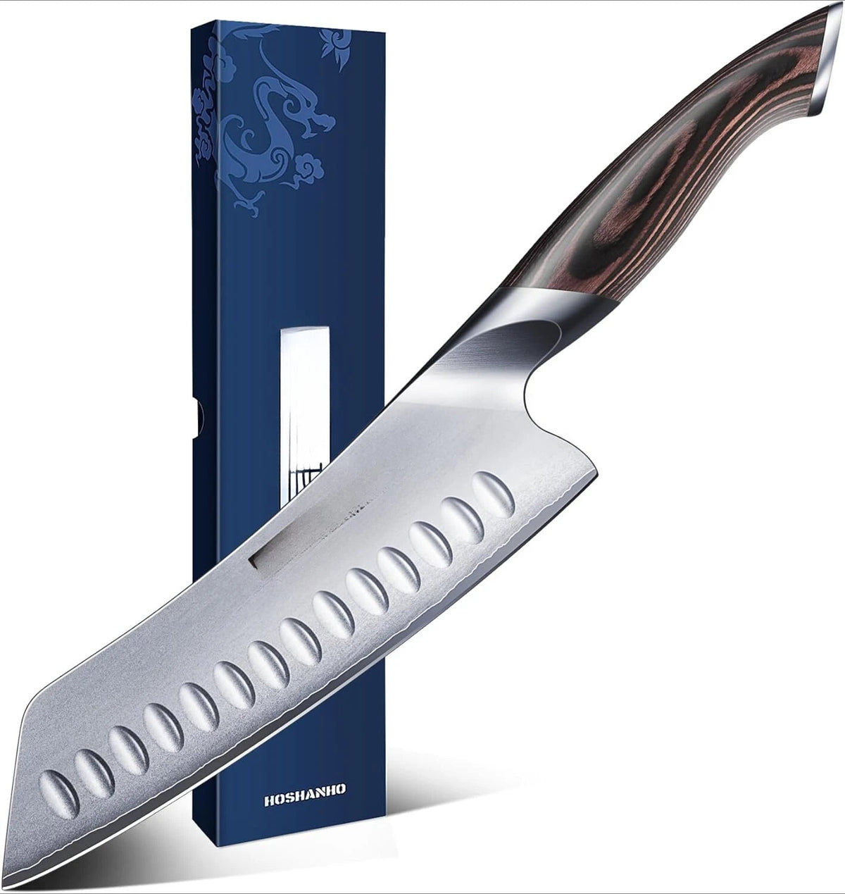 7-inch Japanese Chef's Knife, Super Sharp High Carbon Stainless Steel 07FC0E-D4 - KOEEK