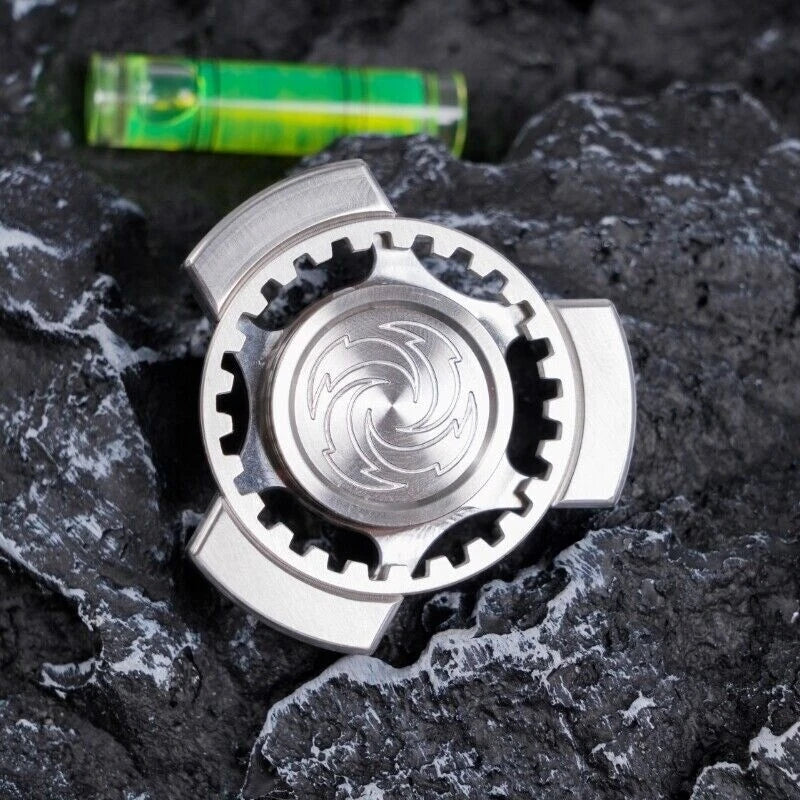 Stainless Steel Fidget Spinner EDC Fidget Toy Hand Spinner Stress Relief Gift 07FC0E-D4 - KOEEK