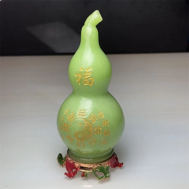 Glow Bagua Gourd Figurine Feng Shui Home Office Study Wine Cabinet Decor 07FC0E-D4 - KOEEK