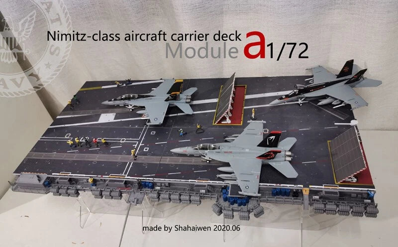 1/72 Nimitz Aircraft Carrier Deck Electromagnetic Catapult Model A1 Module Model 07FC0E-D4 - KOEEK
