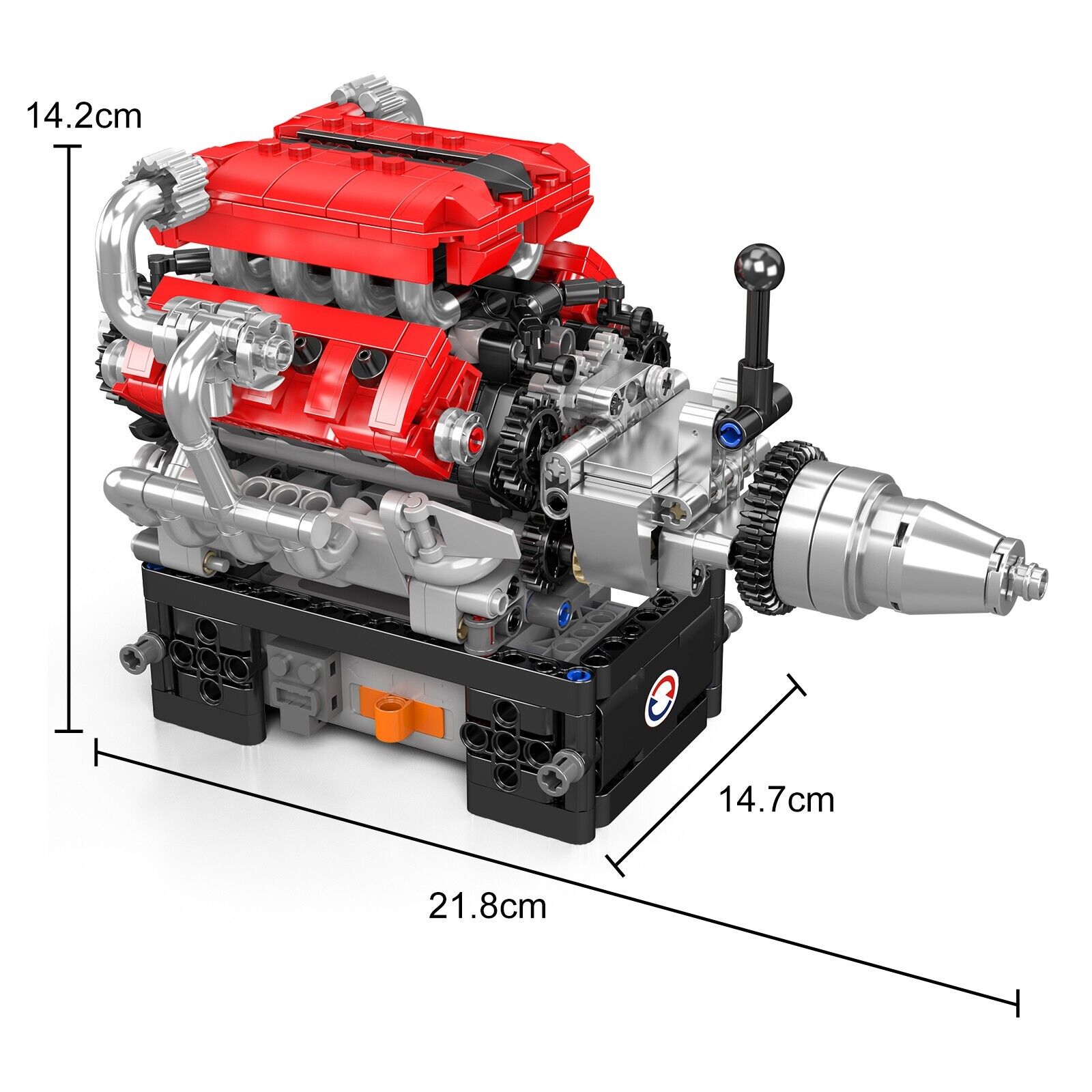 new Mould King 10204 V8 Engine Motor Model Building Block Toy Gift MOC Collector MOULD KING - KOEEK