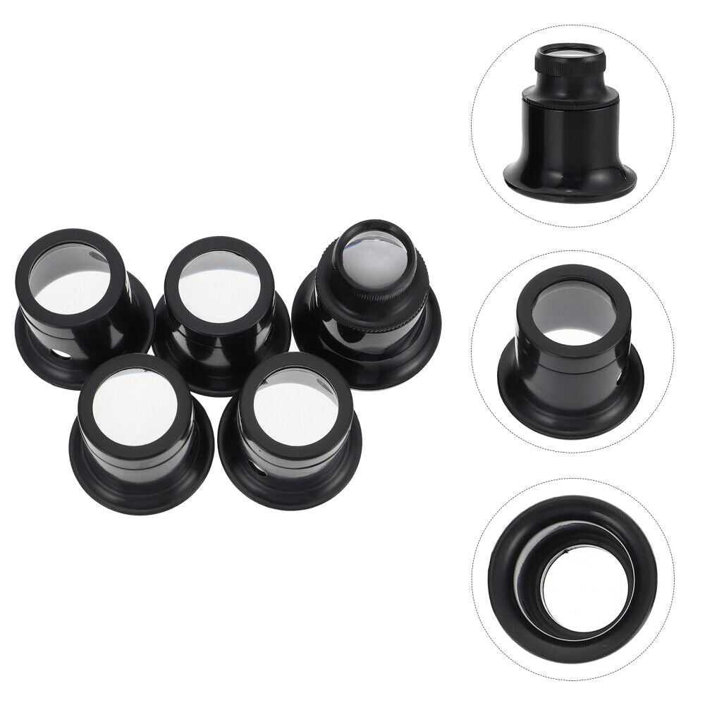 new  5 Pcs Watchmaker Magnifiers Repair Eye Loupe for Magnifying Glasses koeek - KOEEK