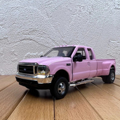 1/32 Pink Ford F-350 Diecast Model Off-Road Scene Decor Transport Vehicle Loose 07FC0E-D4 - KOEEK