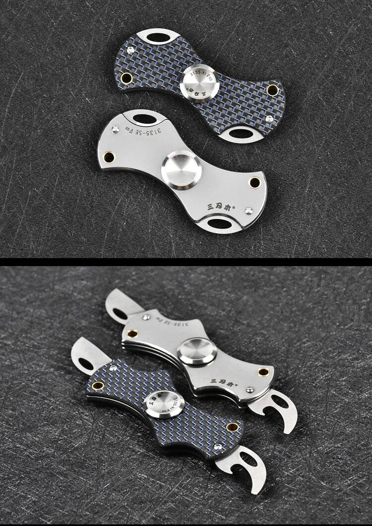 1pcs Multi Functional EDC Fidget Hand Spinner Hang Buckle Key Chain Tool 07FC0E-D4 - KOEEK