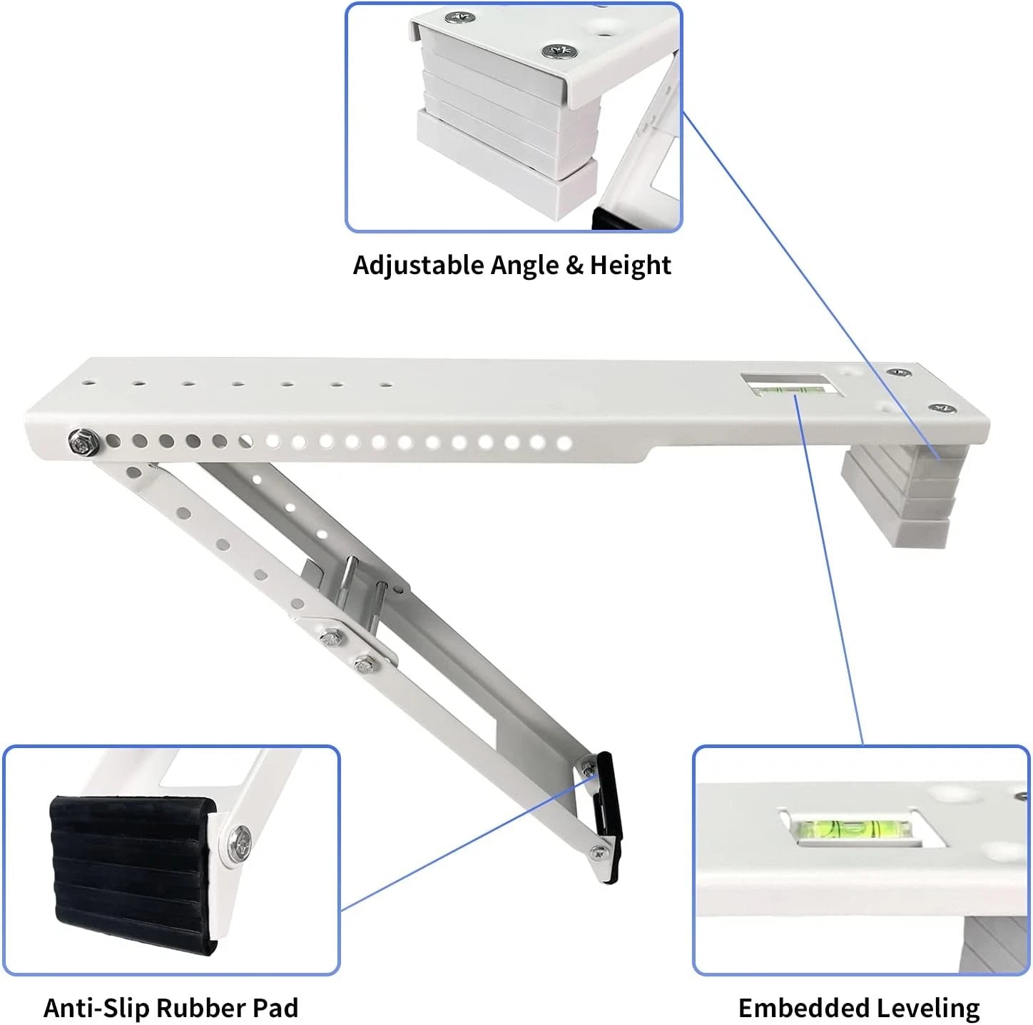 Window Air Conditioner Support Bracket Heavy Duty, Up to 165 lbs 07FC0E-D4 - KOEEK