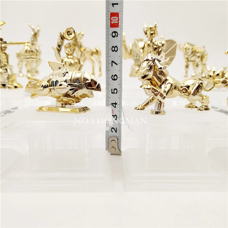 12PCS Gold Saint Seiya Myth Cloth Statue Figure Collectbles w/ Seprate Palace 07FC0E-D4 - KOEEK
