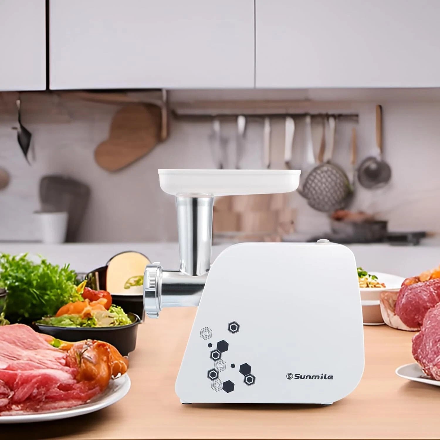 Electric meat grinder and sausage maker Stainless steel cutting blade 07FC0E-D4 - KOEEK
