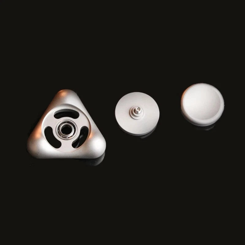 EDC Hand Spinner Adult Fidget Toys Stainless Steel Triangle Fidget Spinner 07FC0E-D4 - KOEEK
