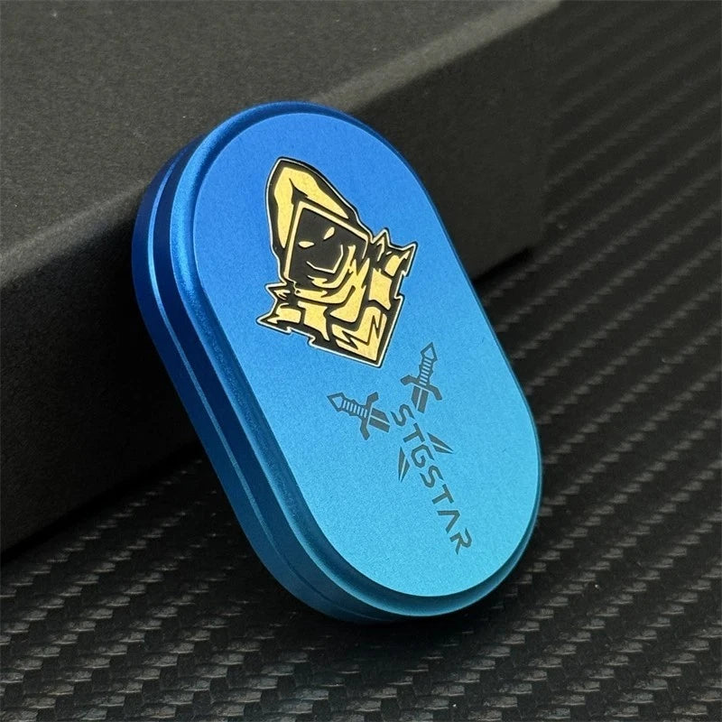 Cool Assassin Pattern EDC Fidget Slider Alloy Mechanical Fidget Toys Relaxation 07FC0E-D4 - KOEEK
