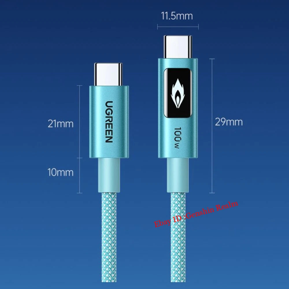 Anime Honkai: Star Rail Yao Guang 100W Type-C Fast Charging Cable Gift 07FC0E-D4 - KOEEK