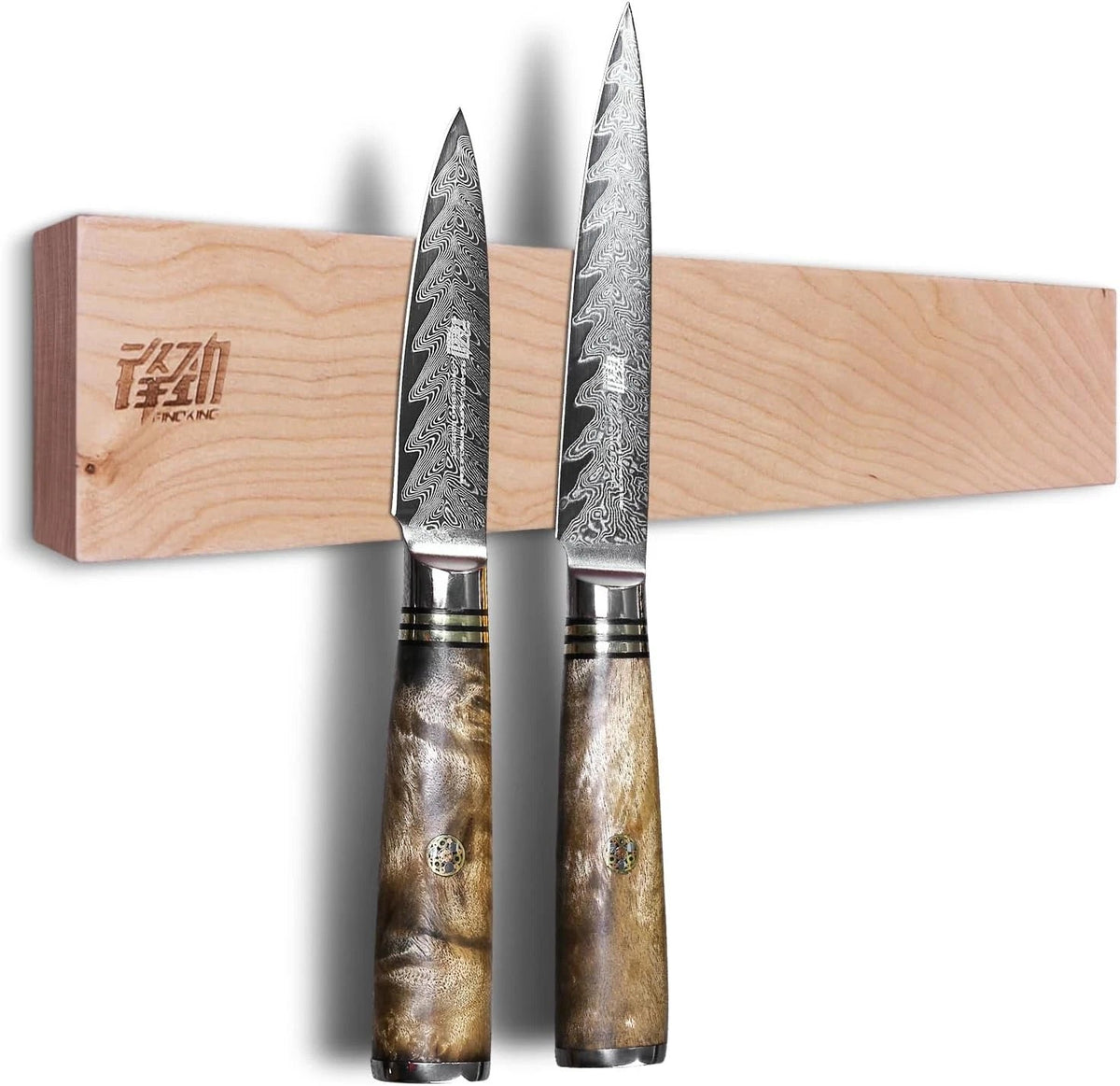 Wood Magnetic Knife Strip, Magnet Utensil Holder for Wall, Refrigerator, Rack 07FC0E-D4 - KOEEK