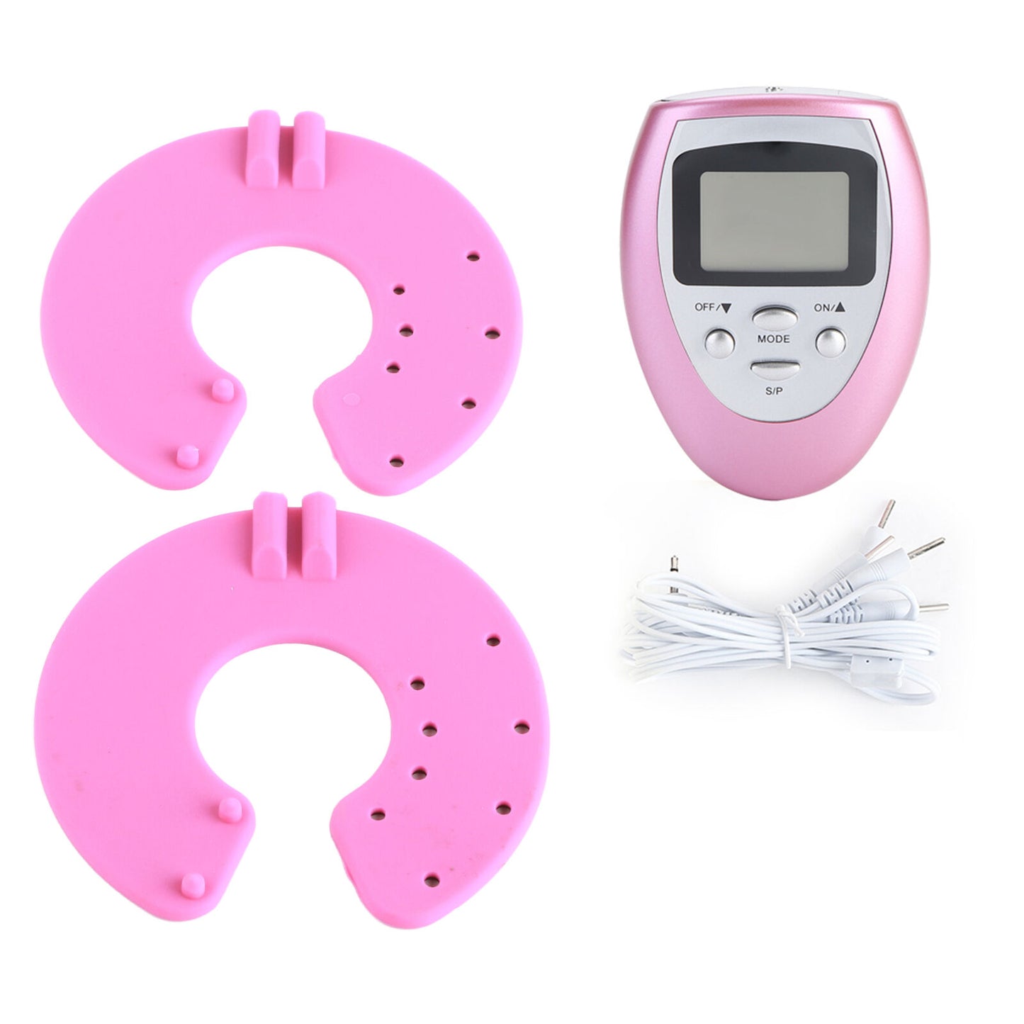 new Electronic Breast Enhancer Vibrating Massager Chest Breast Care Machine HGF koeek - KOEEK