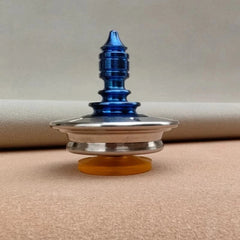 Titanium Spinning Top Finger Spinner Ceramic Bead Fidget Stainless Steel EDC Toy 07FC0E-D4 - KOEEK