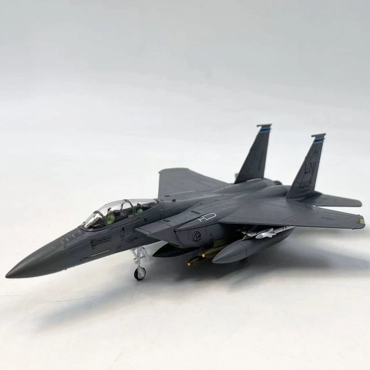 Amer 1/100 F-15E Strike Eagle Diecast Fighter Jet Military Model Display 07FC0E-D4 - KOEEK