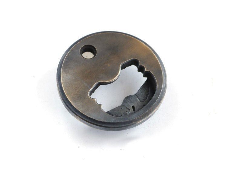 Portable Retro Brass Skull Bottle Opener Necklace Pendant Bead keychain EDC Tool 07FC0E-D4 - KOEEK