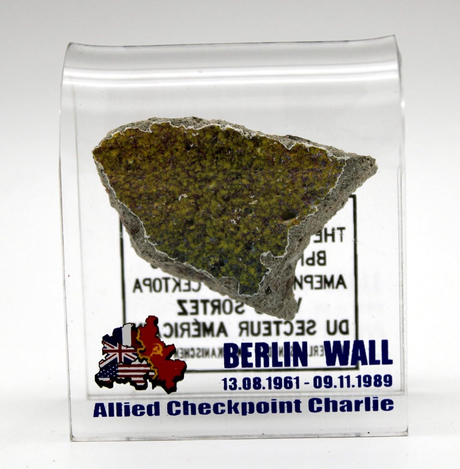 new  Piece of the Berlin Wall in 2 x 2 Checkpoint Charlie