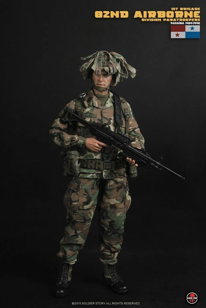 US Army Paratrooper Action Figure - 1/6 Scale, Ready for Display 07FC0E-D4 - KOEEK