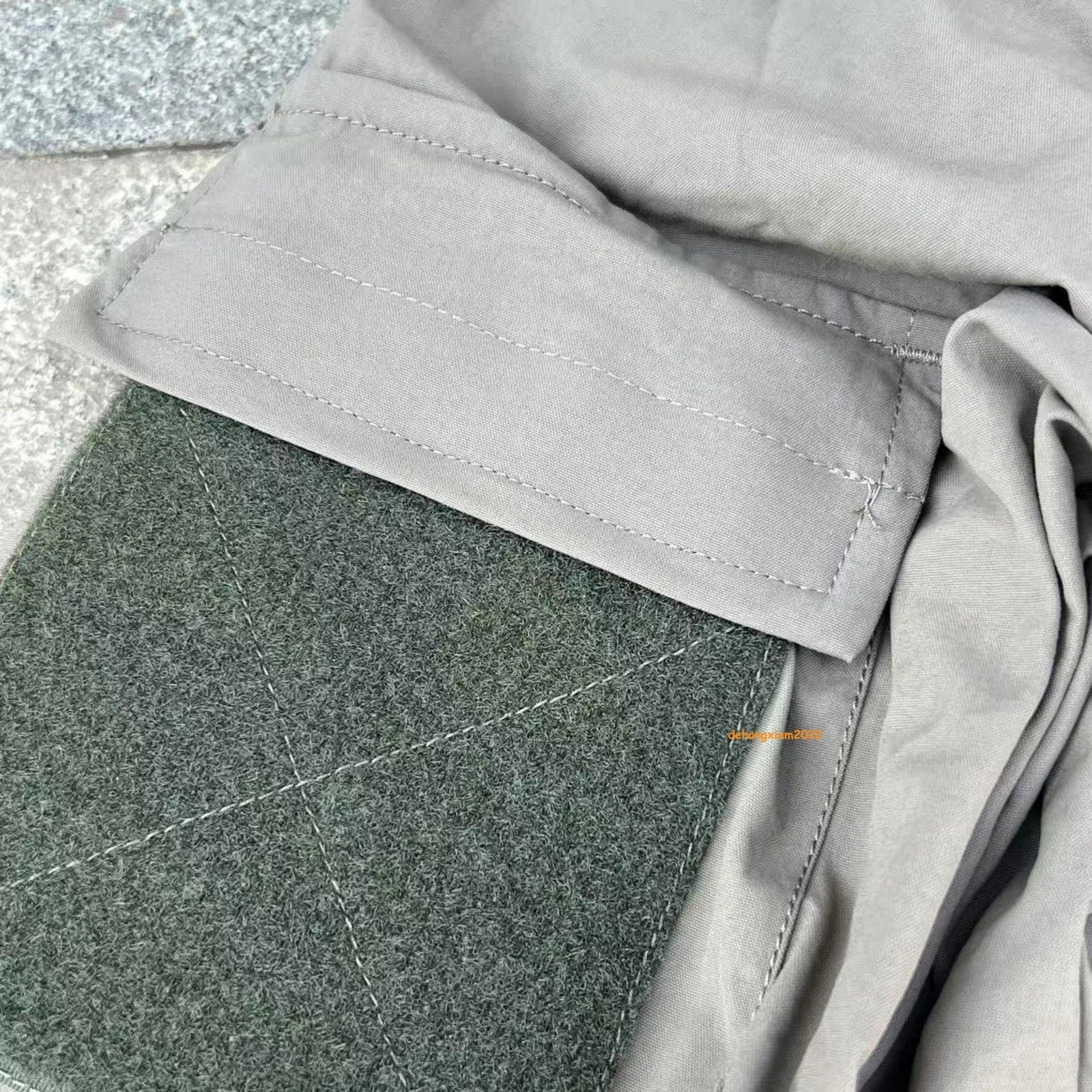 PCU L5 Tactical Nylon SoftShell Zipper Hoodie Coat Hiking Waterproof Gray Jacket 07FC0E-D4 - KOEEK