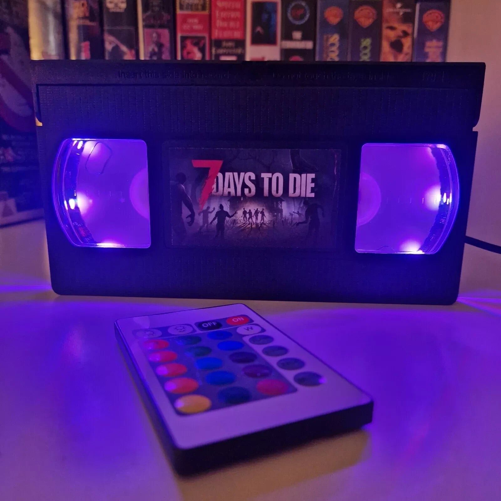 Gaming Designs LED VHS Video Tape Light Lamp Birthday Christmas Gift Idea Retro 07FC0E-D4 - KOEEK