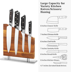 Magnetic knife block (without knife), magnetic universal holder, knife holder 07FC0E-D4 - KOEEK