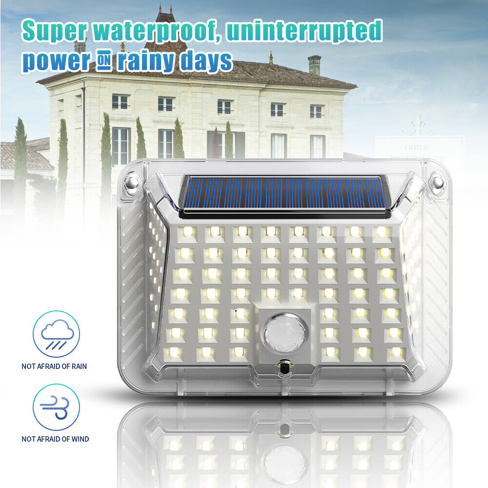 nye Solar Security Lights 4 Head 90000LM Motion Sensor Lights Justerbar Flood Light