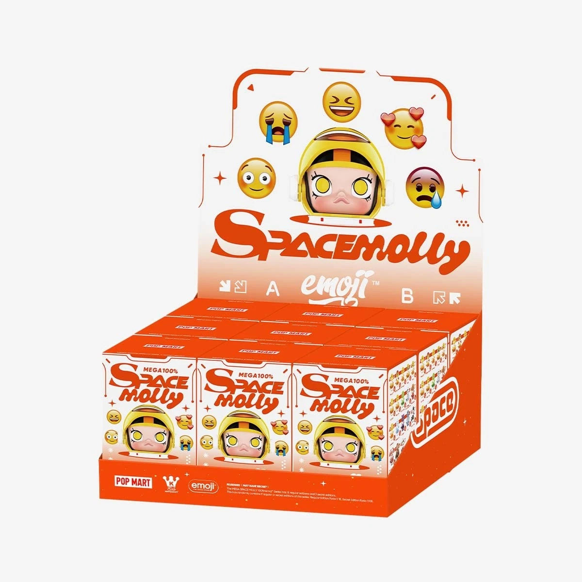 Mega Space Molly  Emoji Series Confirmed Figure Doll in Open Box 07FC0E-D4 - KOEEK