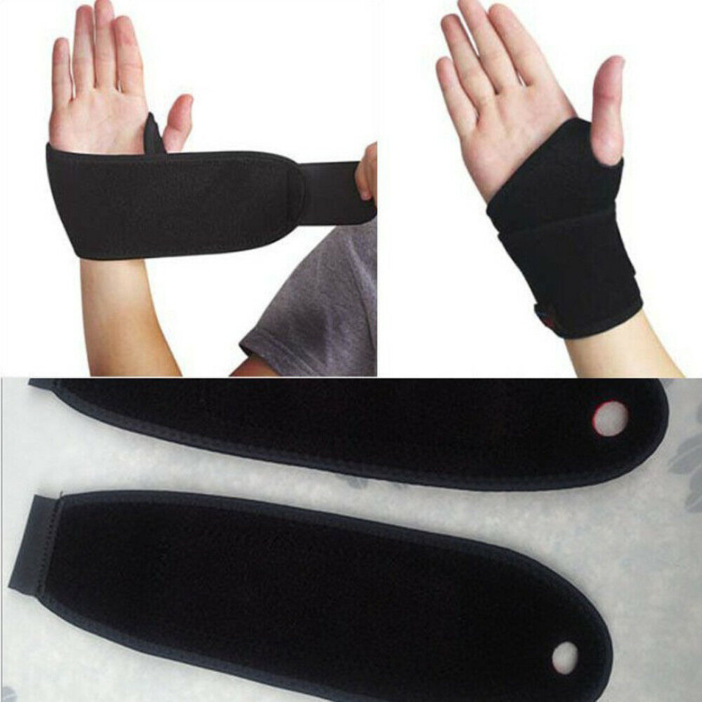 new Wrist Guard Band Brace Support Carpal Tunnel Sprains Strain Gym Strap koeek - KOEEK