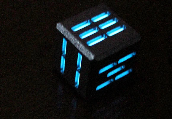 TC4 Titanium Alloy Luminous Dice Toy Chilled Red Wine Beer Dice Gift EDC Toys 07FC0E-D4 - KOEEK