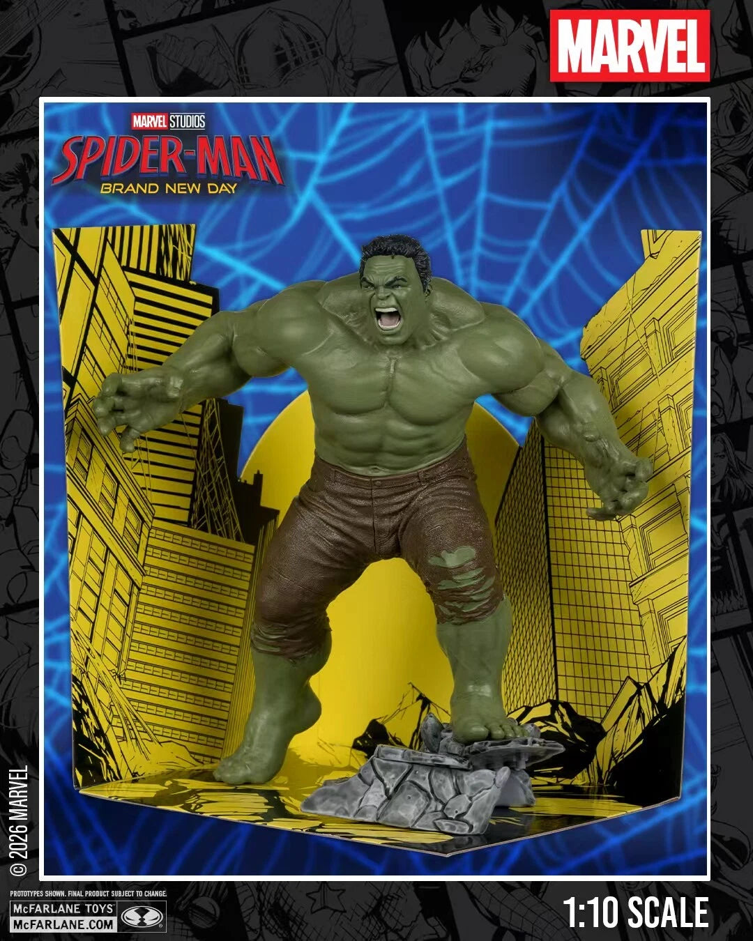 McFarlane Marvel Spider-Man   Day Spider-Man & Hulk 1/10 Statues Presale 07FC0E-D4 - KOEEK