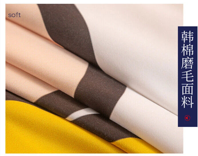 Gudetama Bedding Bed Sheet Duvet Cover Pillowcase Cute Anime Bedding Set 3/4 PCS 07FC0E-D4 - KOEEK