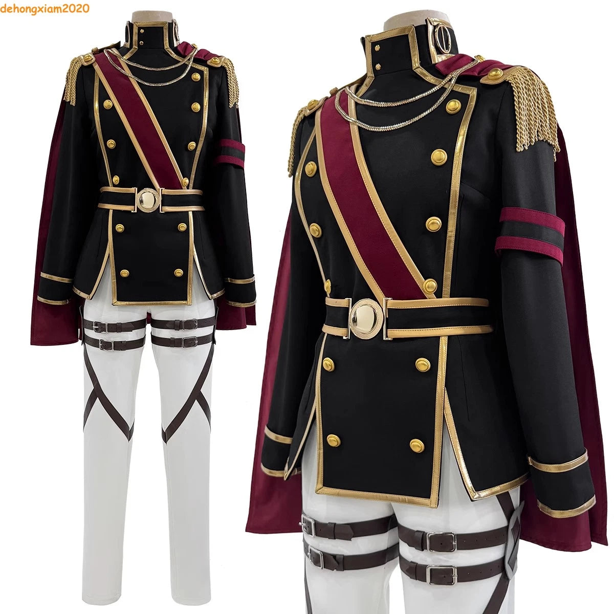 Attack On Titan Mikasa·ackerman Scout Regiment Men Cosplay Costume Coat Pants 07FC0E-D4 - KOEEK