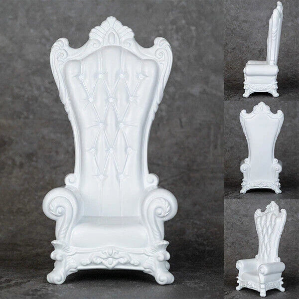 Throne Single Sofa Chair Seat 1/12th Scale For Figure Pendant Model Accessory 07FC0E-D4 - KOEEK