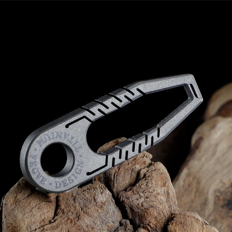 1PC Titanium Zipper Pull Replacement Detachable Zipper Pull Tab Universal 07FC0E-D4 - KOEEK