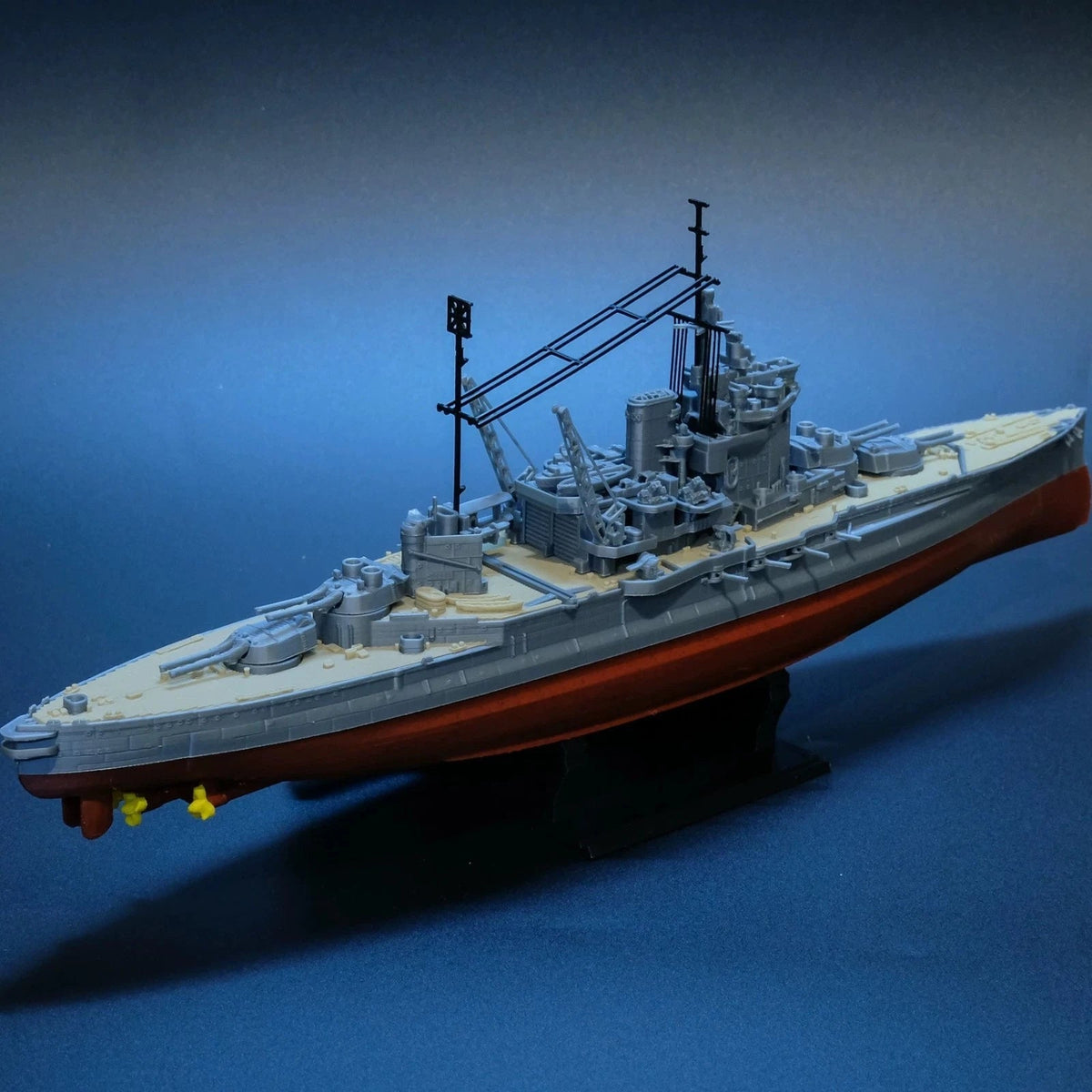1/700 HMS Warspite World of Warships Painted Unassembled Plastic Model Kit 07FC0E-D4 - KOEEK