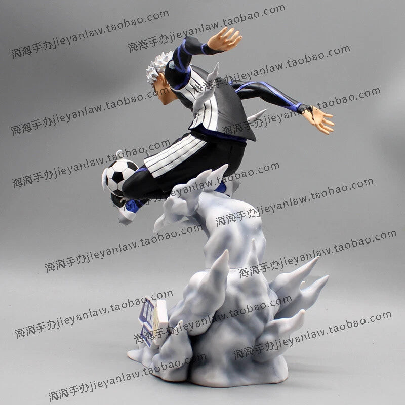 Anime BLUE LOCK Nagi Seishiro Play Football 1/7 Scale Figure Model Toy Gift 23cm 07FC0E-D4 - KOEEK