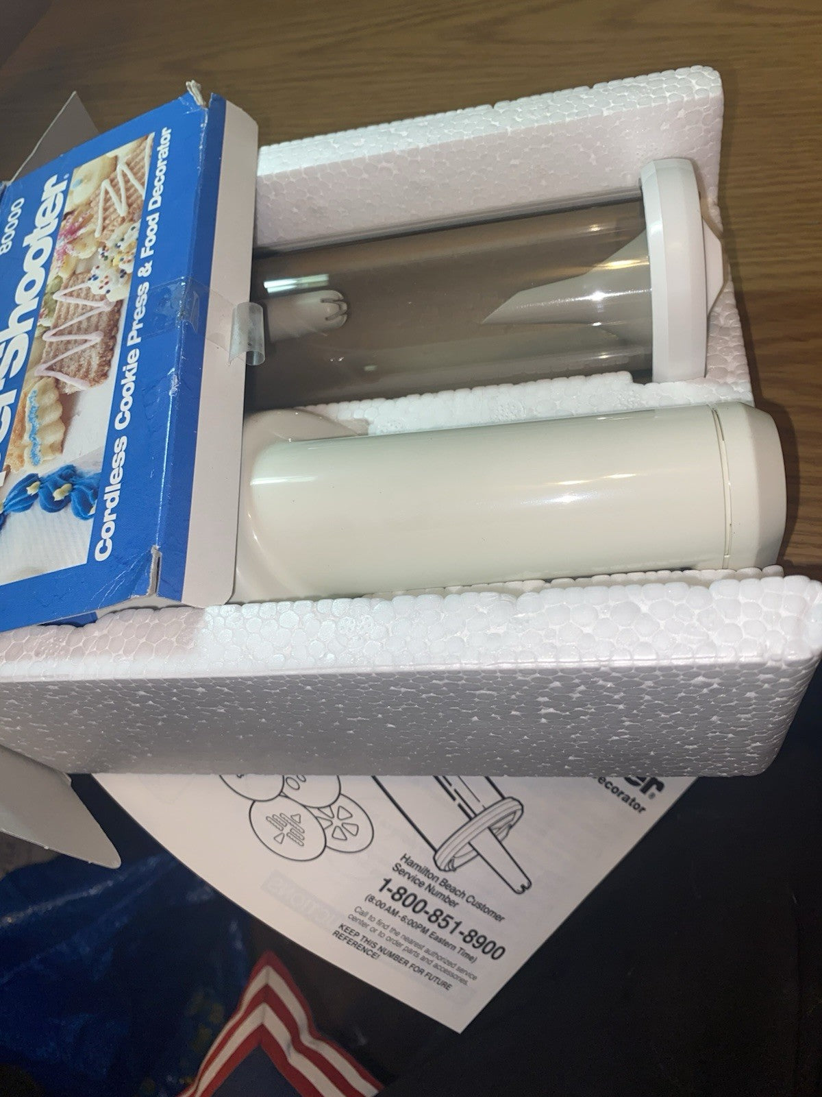 ! Hamilton Beach Super Shooter 80000 Cordless Cookie Press Food Decorator 80s HAMILTON BEACH - KOEEK