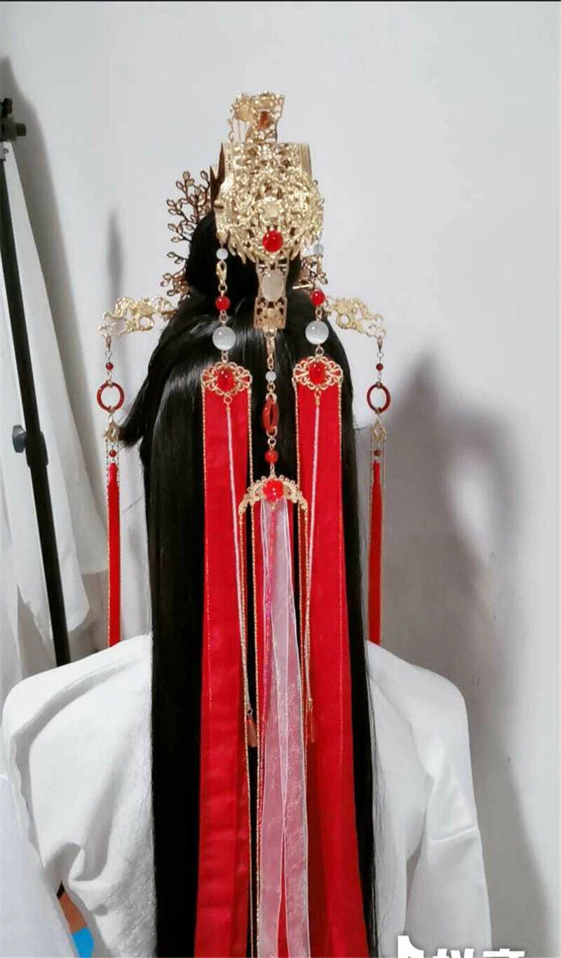 Tian Guan Ci Fu Xie Lian Cosplay Hair Accessories Headdress Hair Crown Stock 07FC0E-D4 - KOEEK