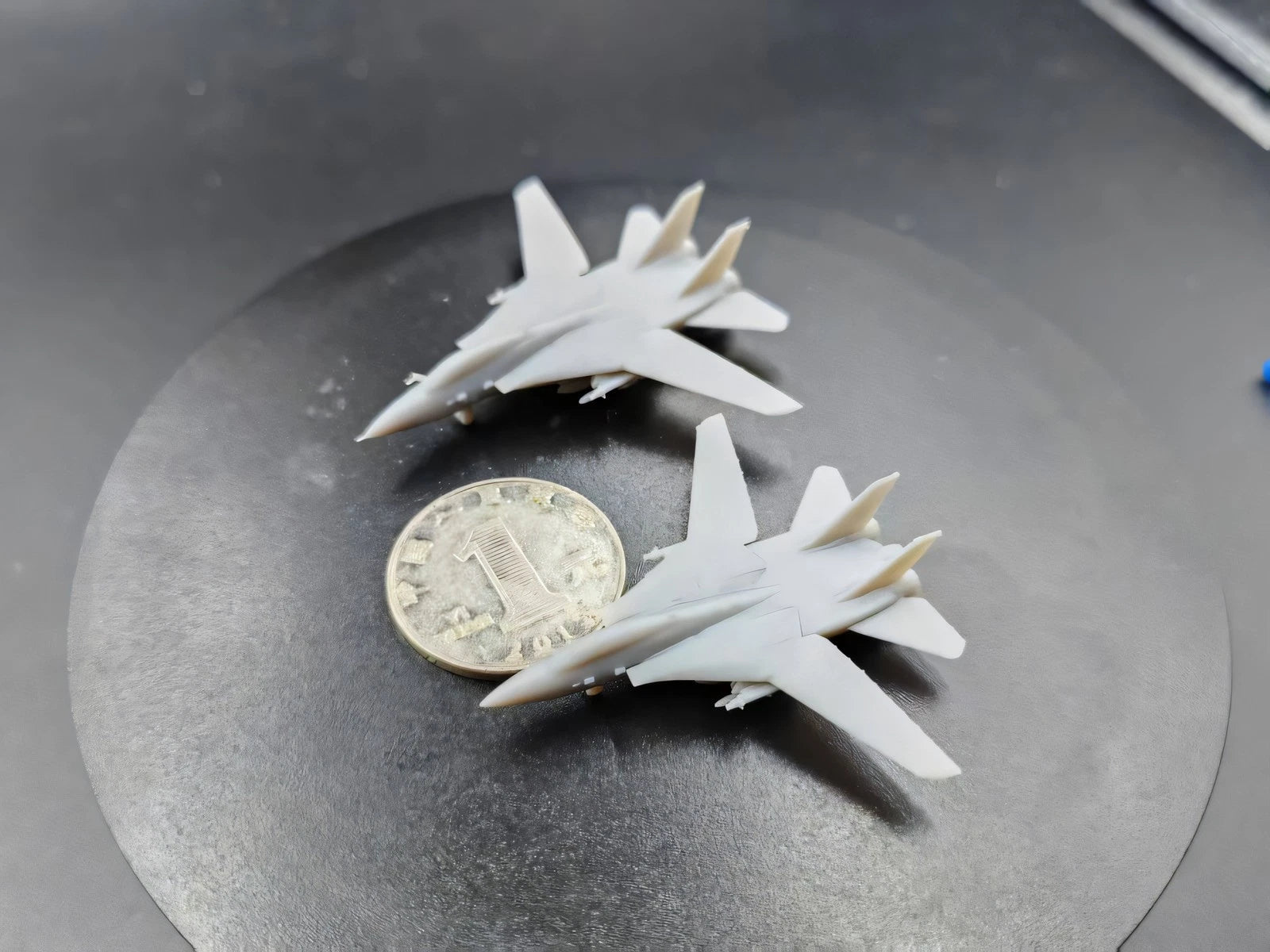 3D Printed 1/350/400/700 Us F-14 Fighter Tomcat Model Uncoated 07FC0E-D4 - KOEEK